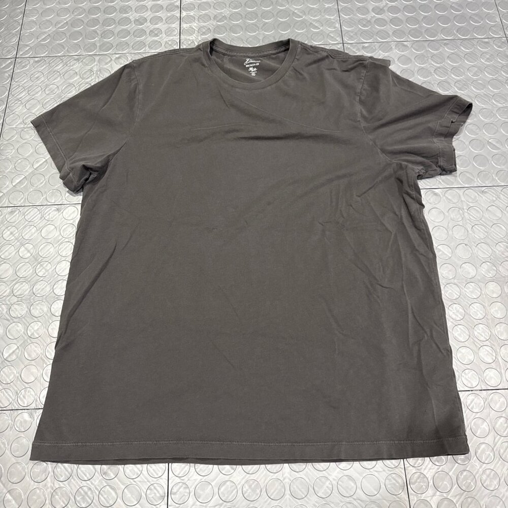 J Crew Classic Fit Broken-In Cotton Crewneck Short Sleeve T-Shirt Coal XL